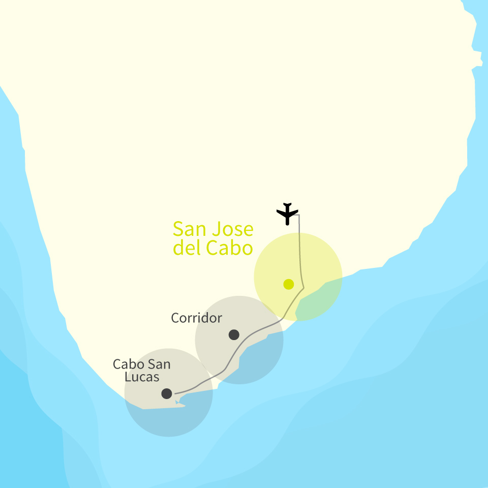 Map San Jos&eacute; del Cabo